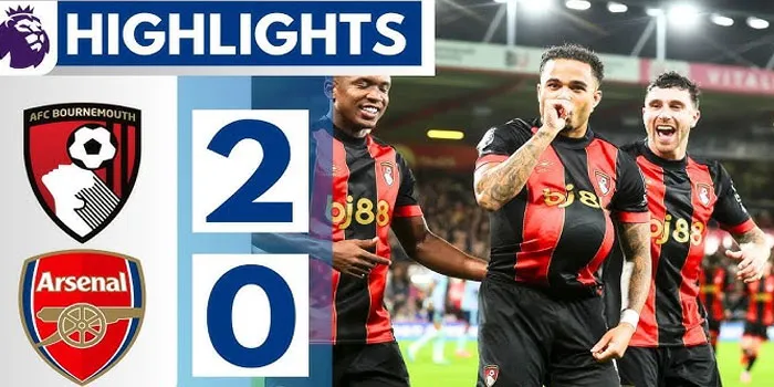 Liga Inggris - Bournemouth Berhasil Tumbangkan Arsenal Dengan Skor Akhir 2-0